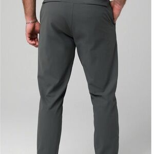 Fabletics Gray Cargo Pants with Smooth Texture